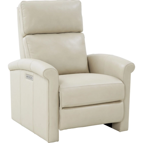 Jaxon Zero Gravity Power Recliner w/ Power Head Rest & Lumbar in Parchment Leather